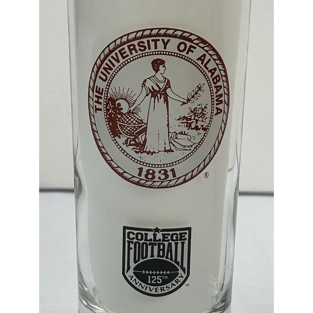 VTG 1994 University of Alabama National Championships Crimson Tide Glasses Set 2